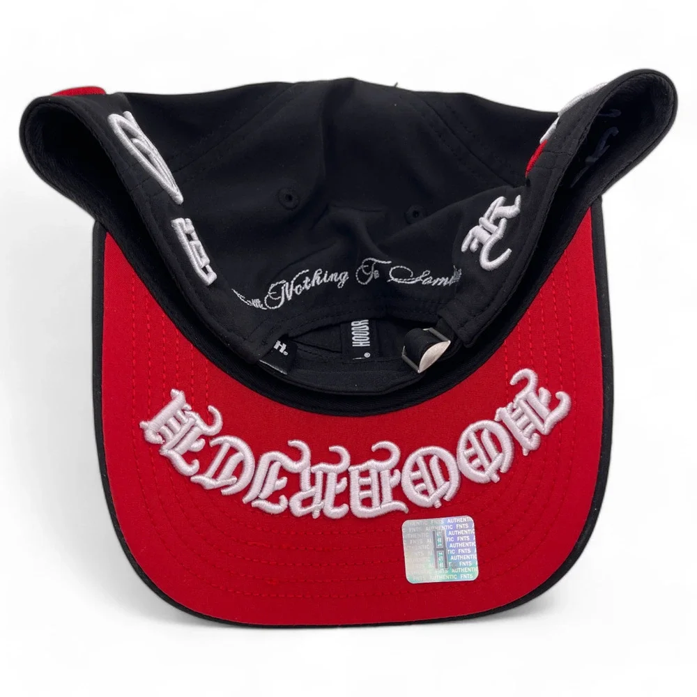 Hoodrich OG Heat Sport Strapback Internal Zipper Pocket Black Adjustable Hat Cap